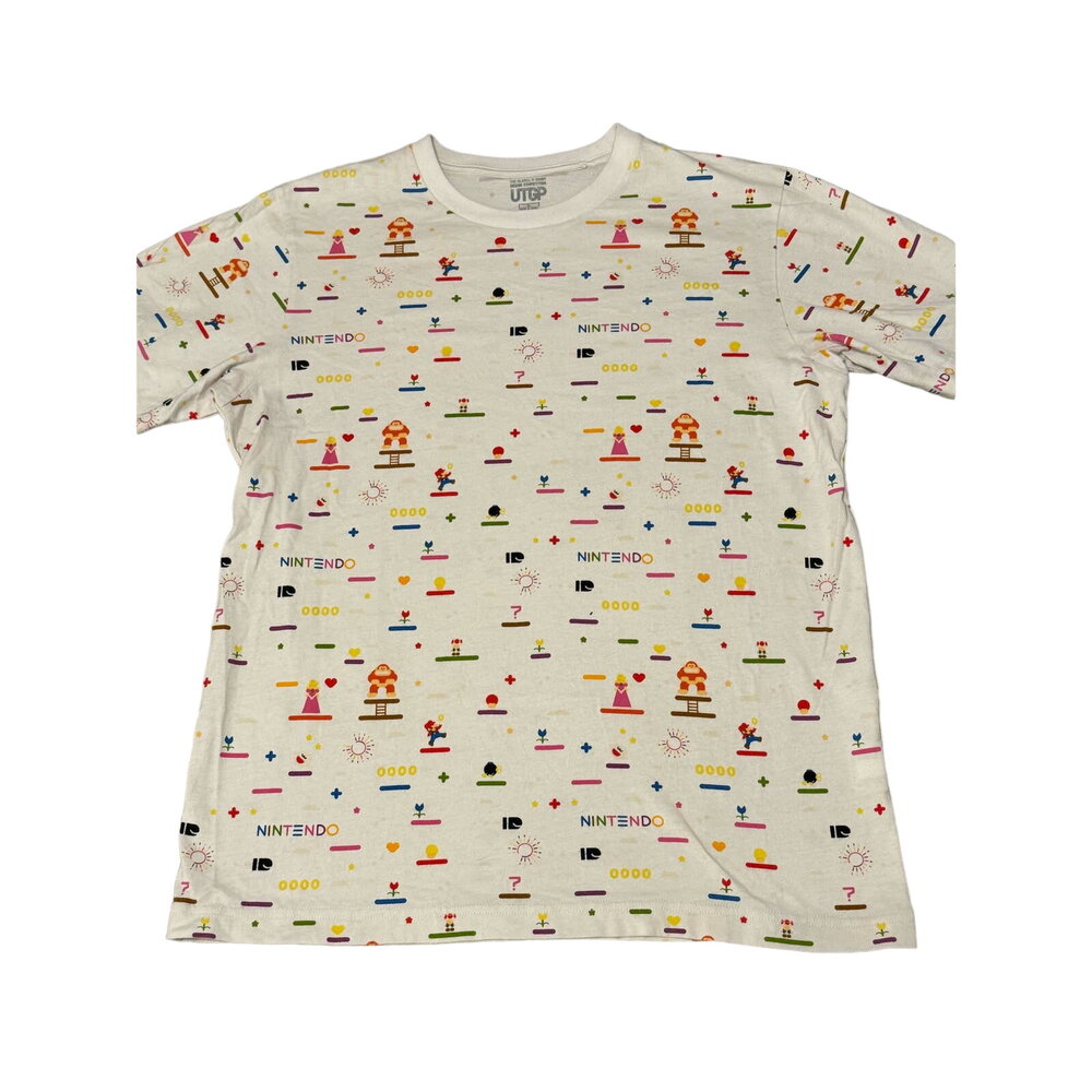 2017 Uniqlo x Nintendo Characters Printed T-Shirt  - Large